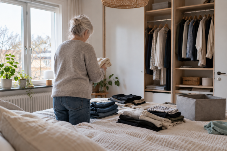 Rensa garderoben – sälja, skänka eller sortera?